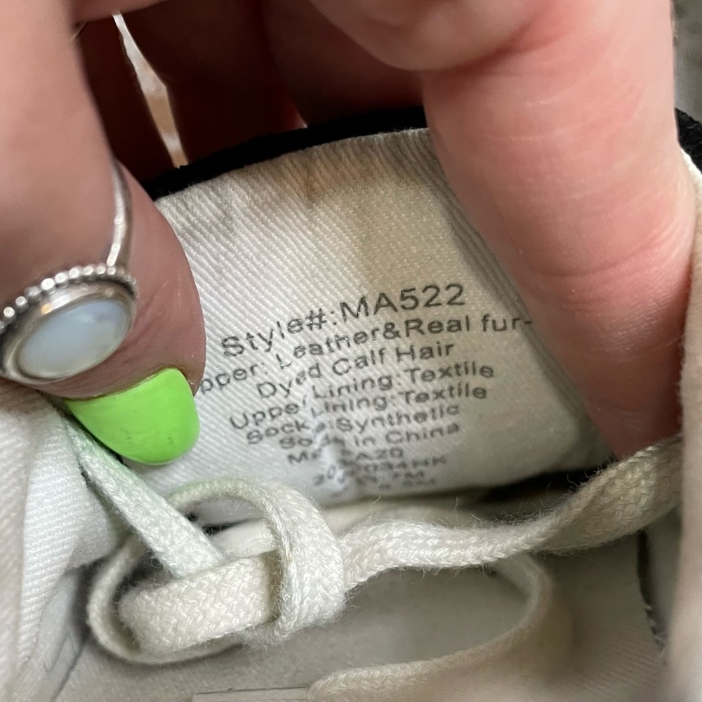 Madewell Sidewalk Low Top Sneakers in Suede and Spot Calf Hair - Picture 8 of 16